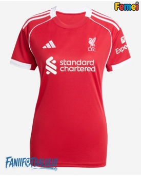Liverpool Tricou Fotbal Replică 2025-26 Femei Acasa
